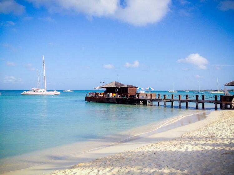 Piets Pier and Catamaran Palm Beach Aruba